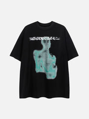 Abstract Portrait Print Tee