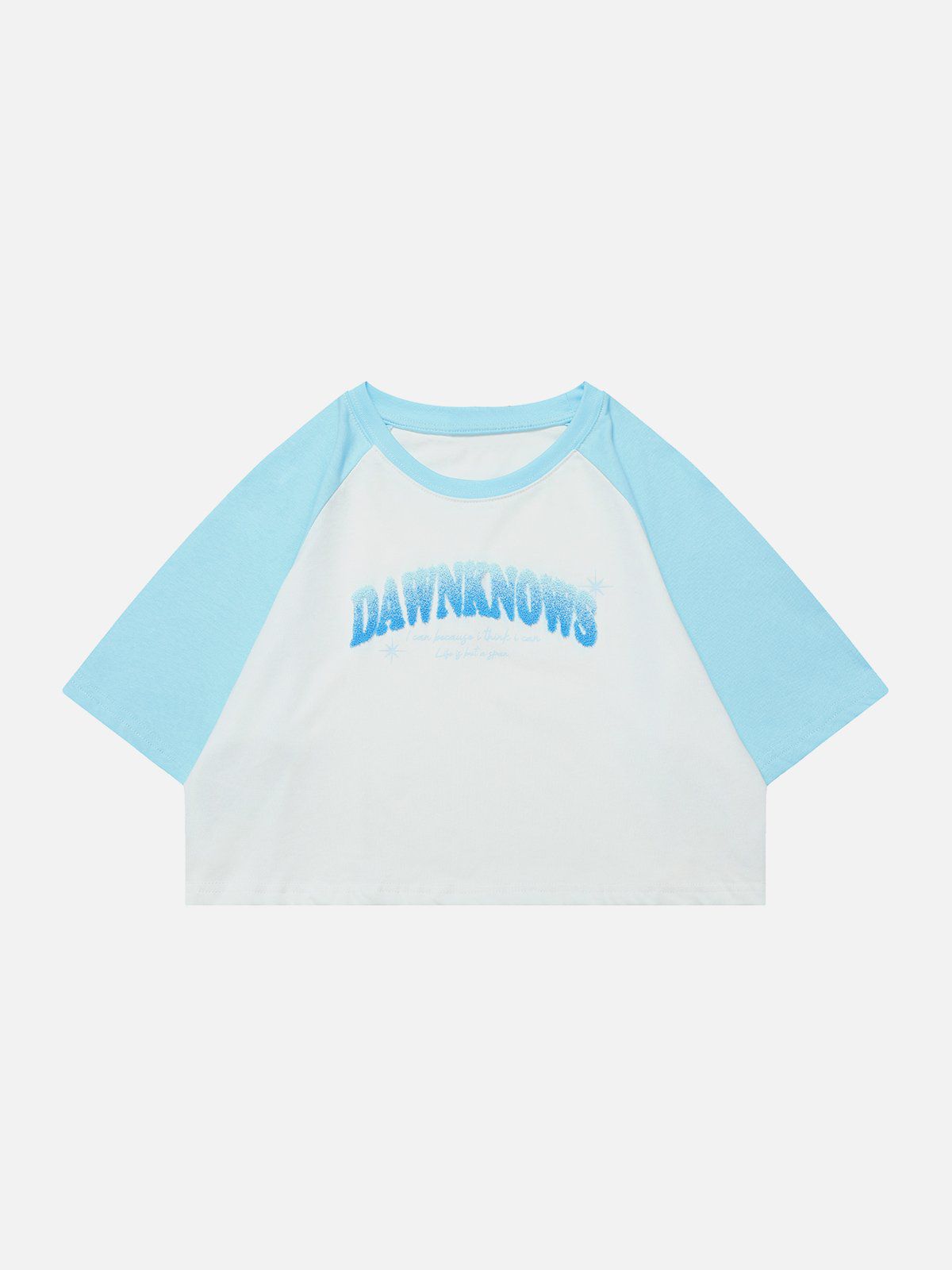 Alphabet Flocked Embroidery Tee