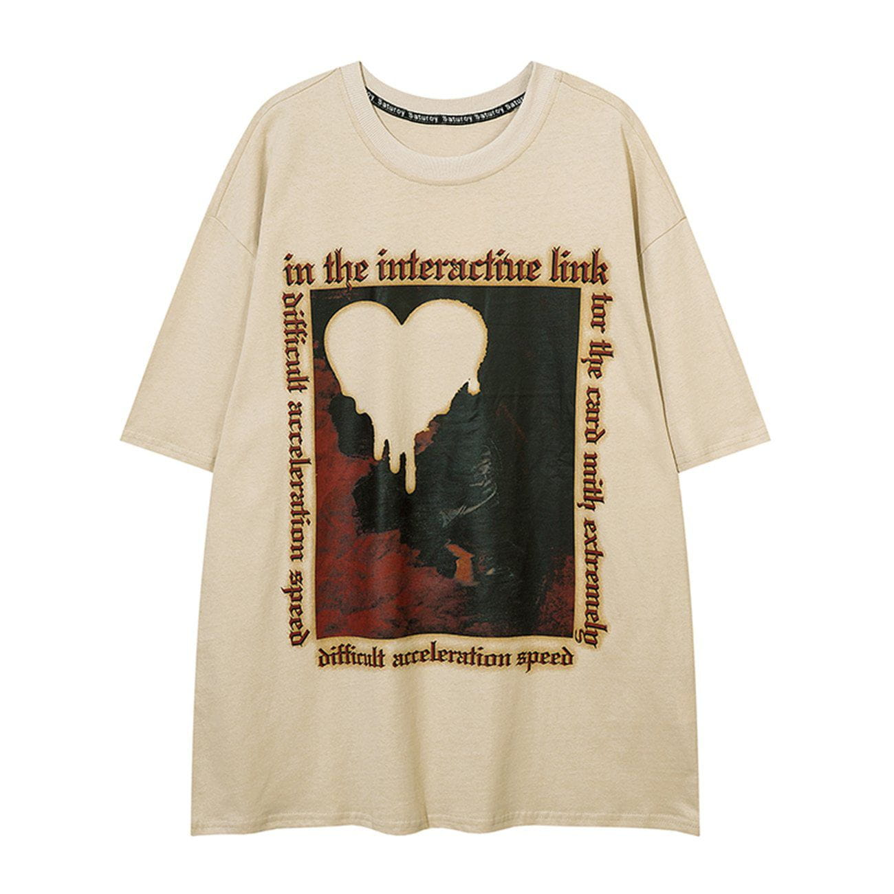 Alphabet Oil Painting Graphic Tee