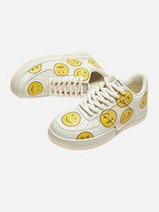 American Fun Smiley Face Expression Board Shoes