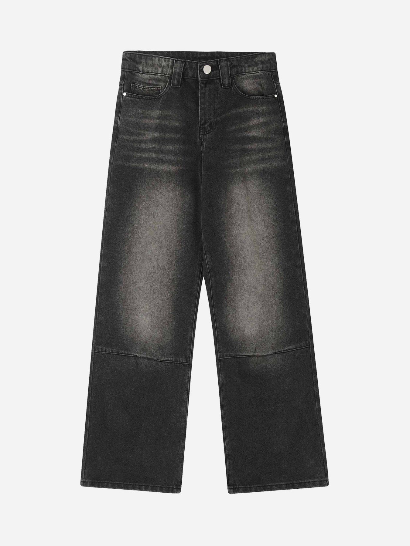 American Gothic Letter Embroidered Jeans - 1936