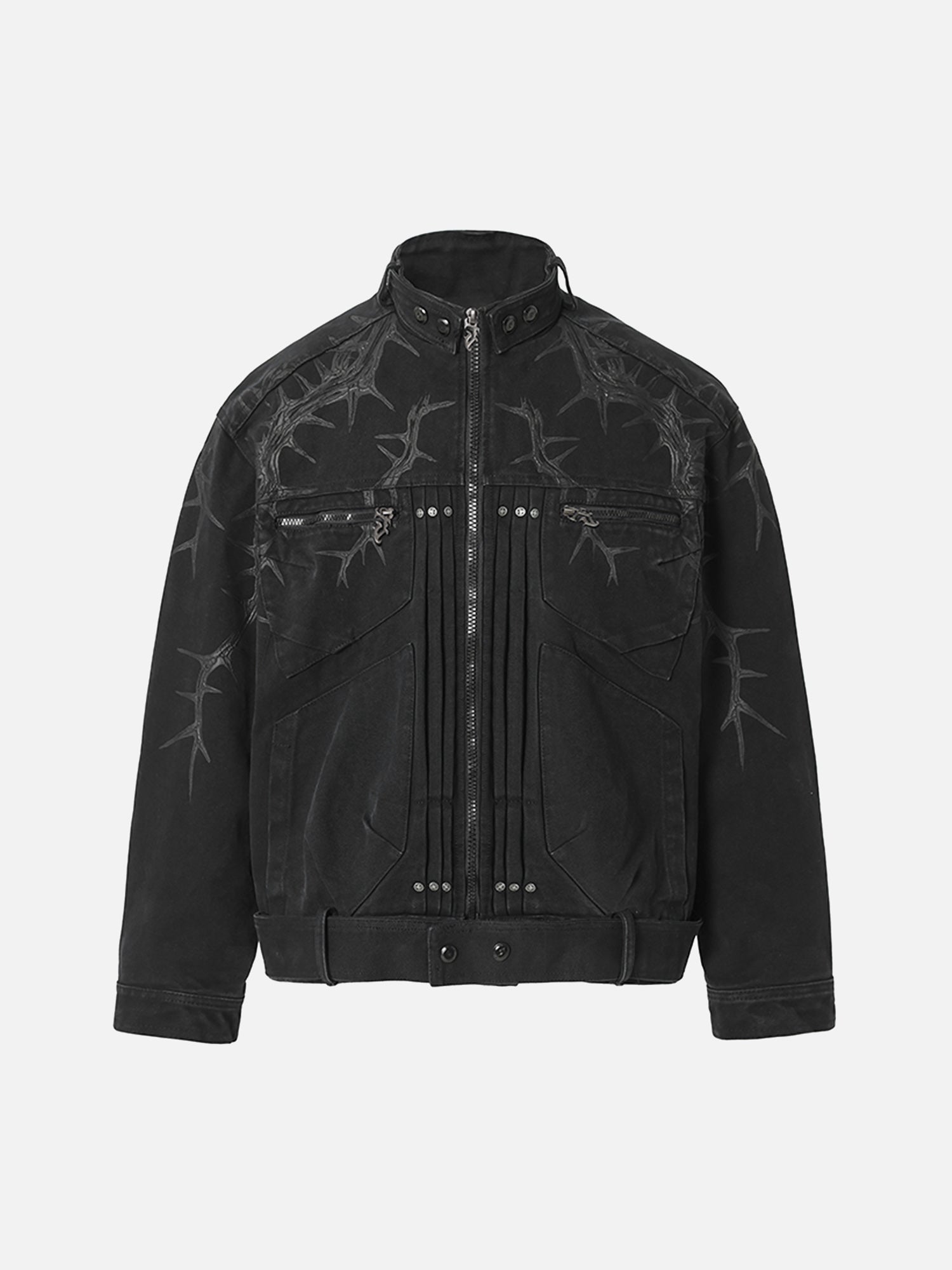 American Heavy Weight Trendy Motorcycle Denim Jacket - 1871