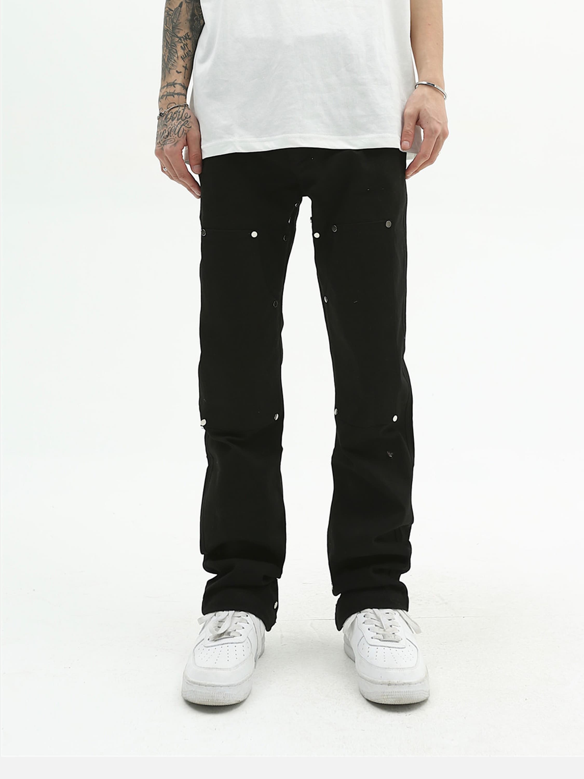 American High Street Digital Embroidered Jeans