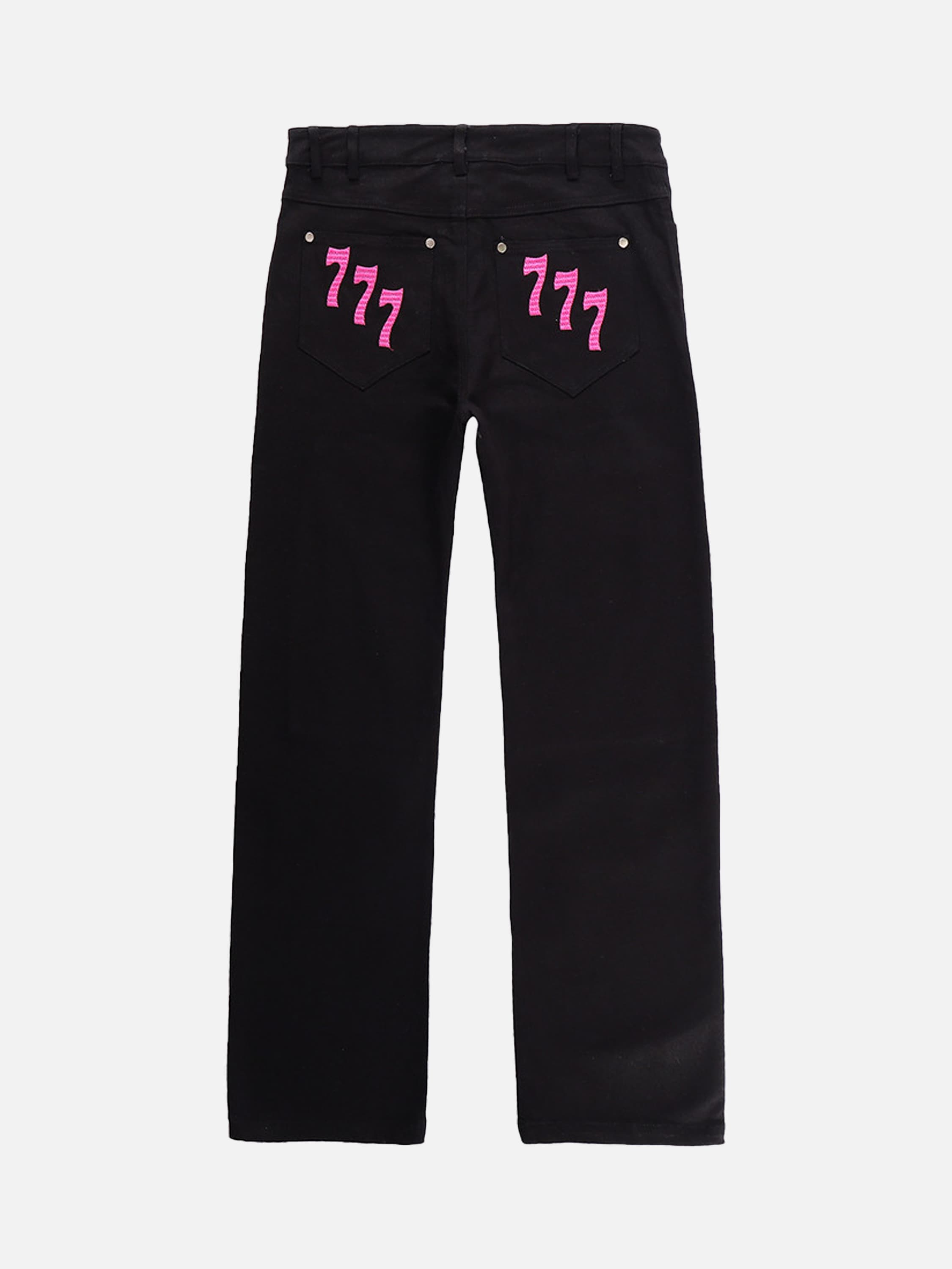 American High Street Digital Embroidered Jeans