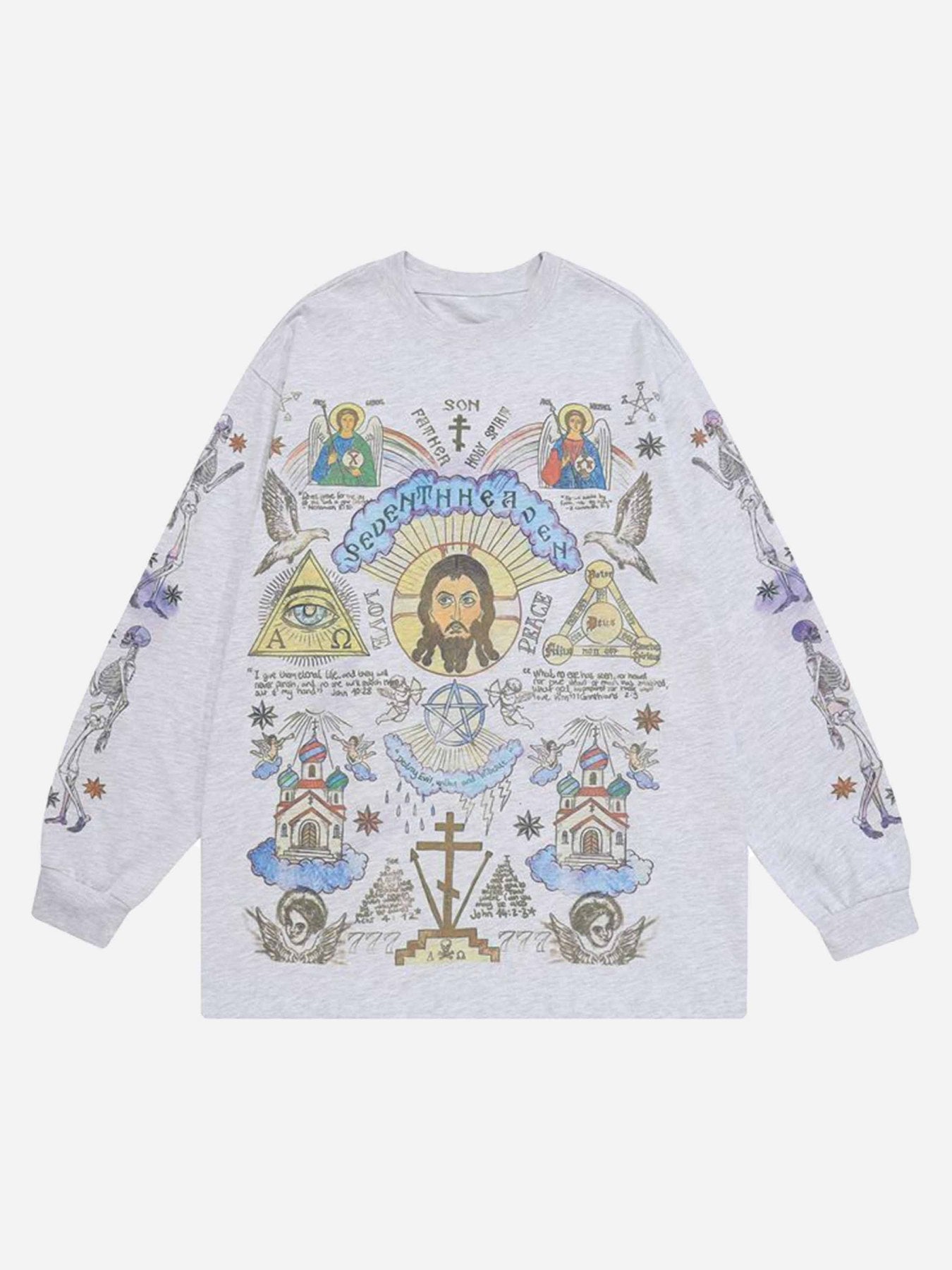 American High Street Graffiti Long Sleeve T-Shirt