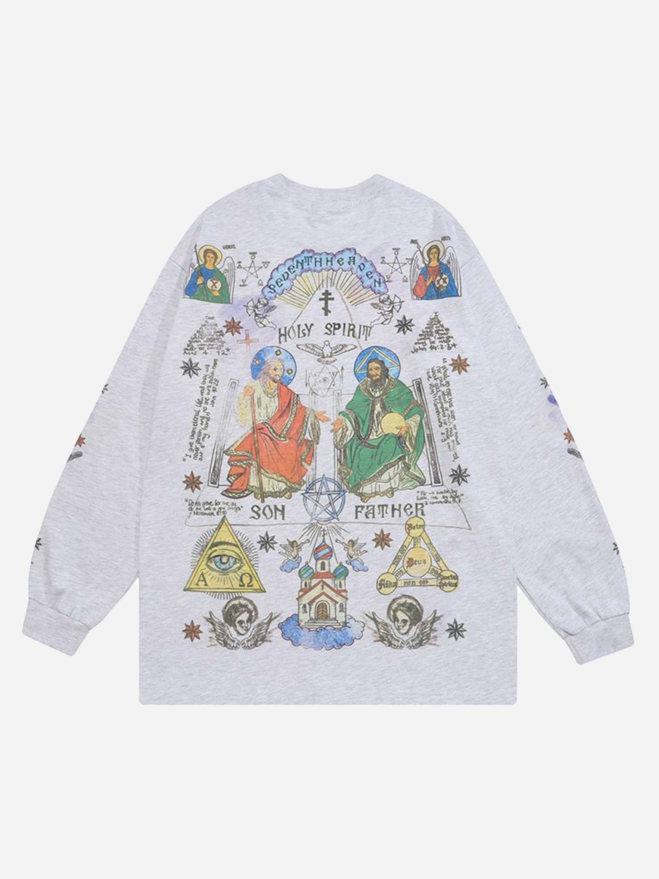 American High Street Graffiti Long Sleeve T-Shirt