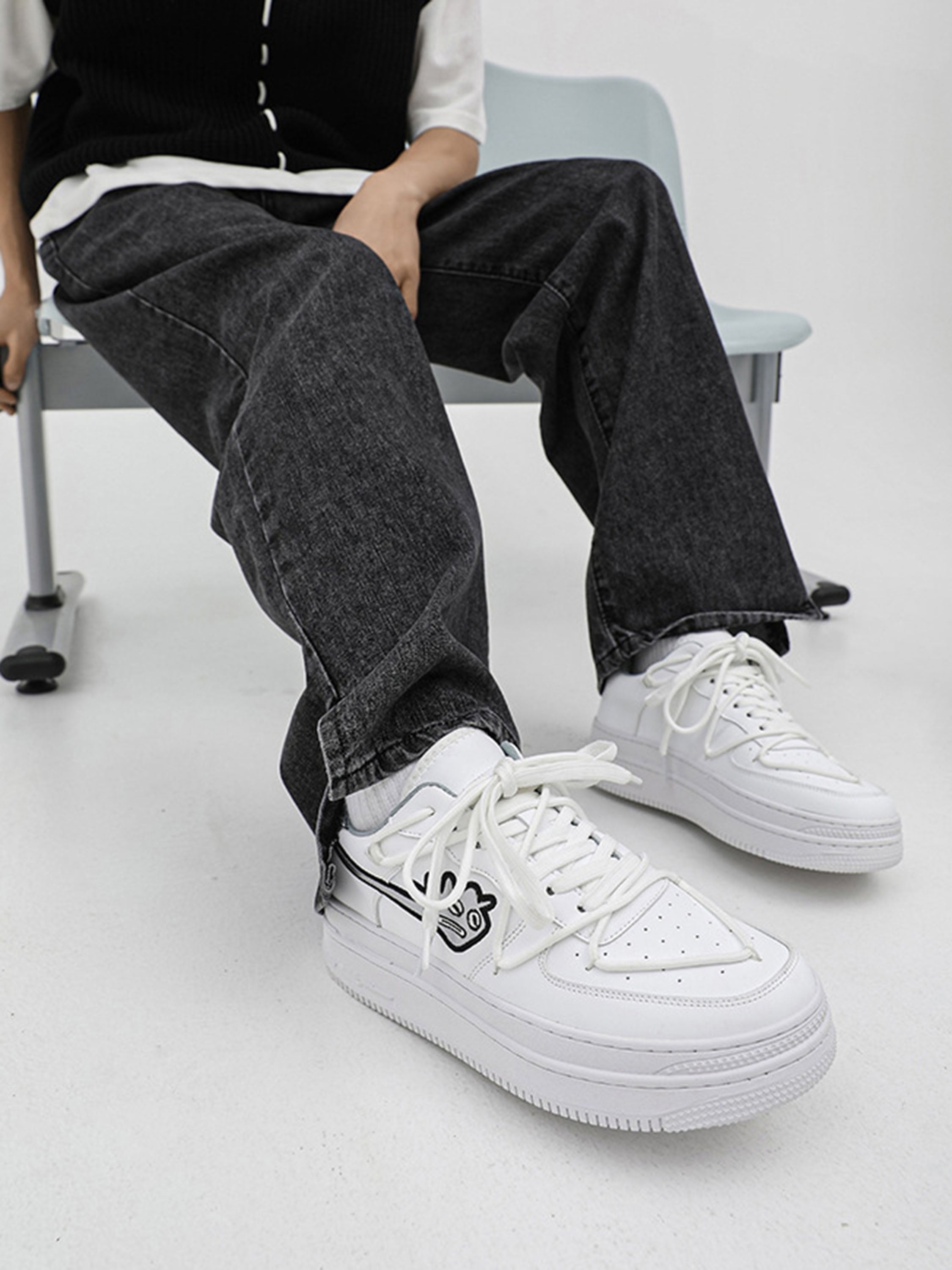 American Retro Hip-hop Monster Casual Shoes Board Shoes