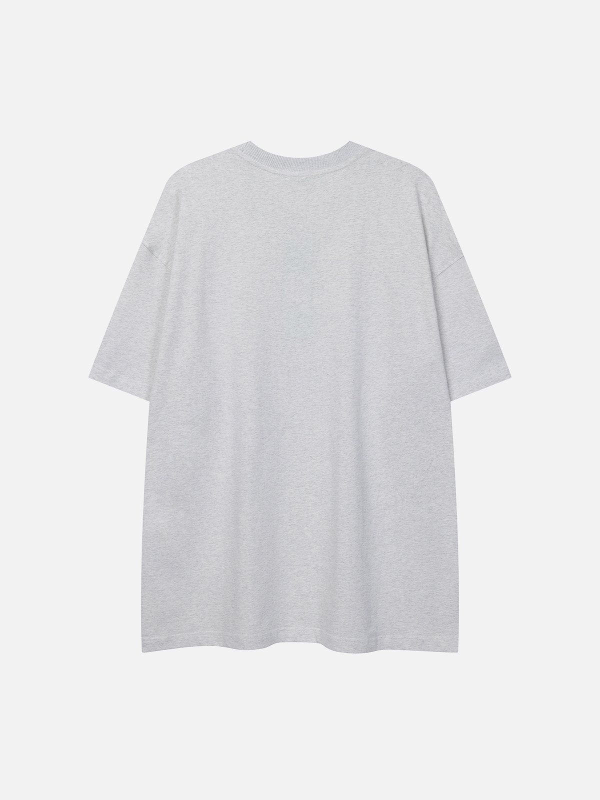 Baumwoll-T-Shirt mit Tiermuster 