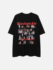 Baumwoll-T-Shirt mit Tiermuster 