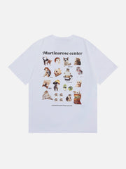 T-Shirt mit Tiermuster 