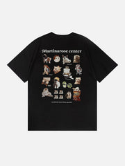 T-Shirt mit Tiermuster 