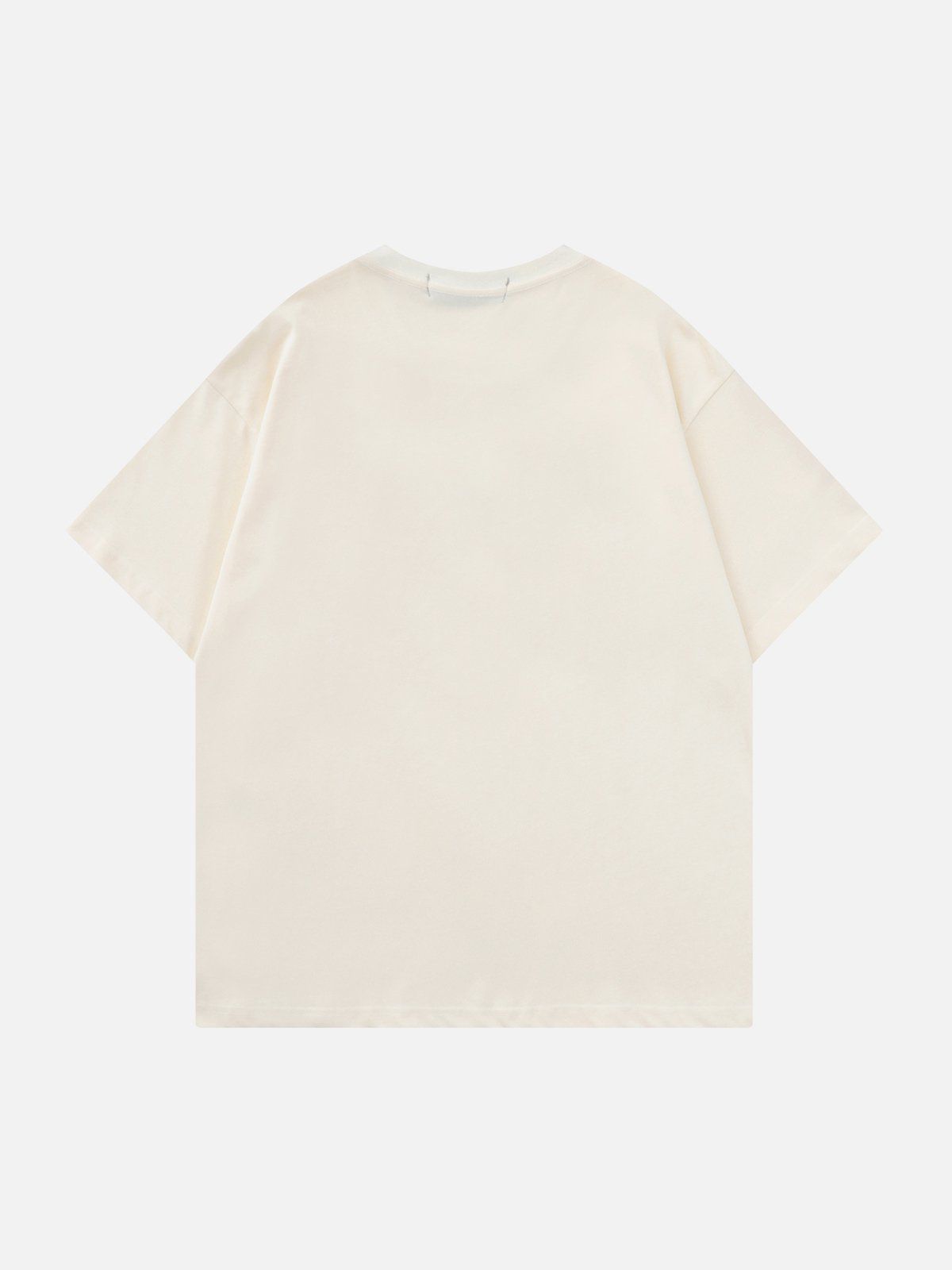 T-Shirt mit animierter Küken-Stickerei 