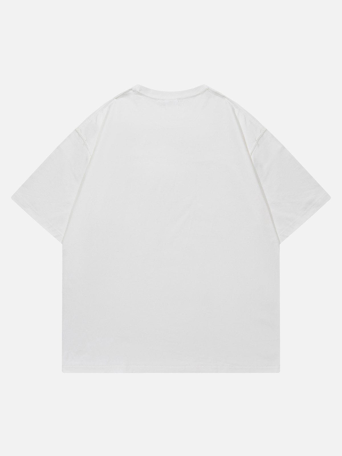 T-Shirt mit Apfel-Print 