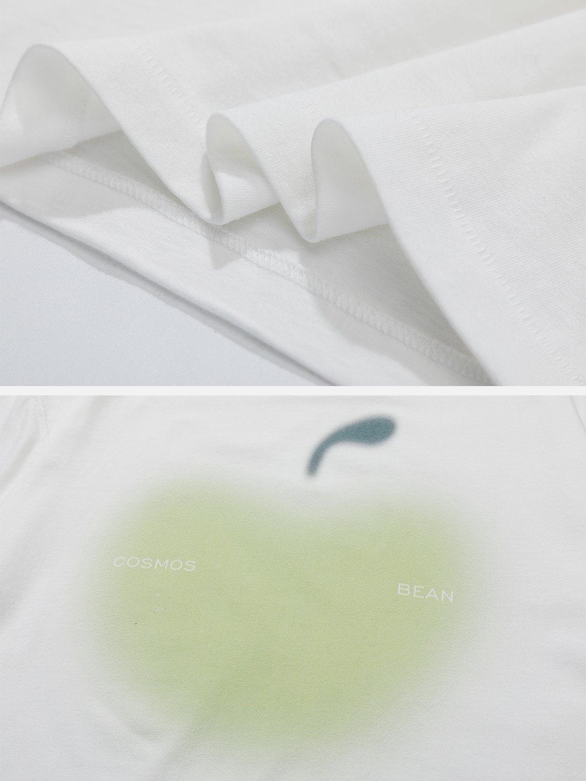 T-Shirt mit Apfel-Print 
