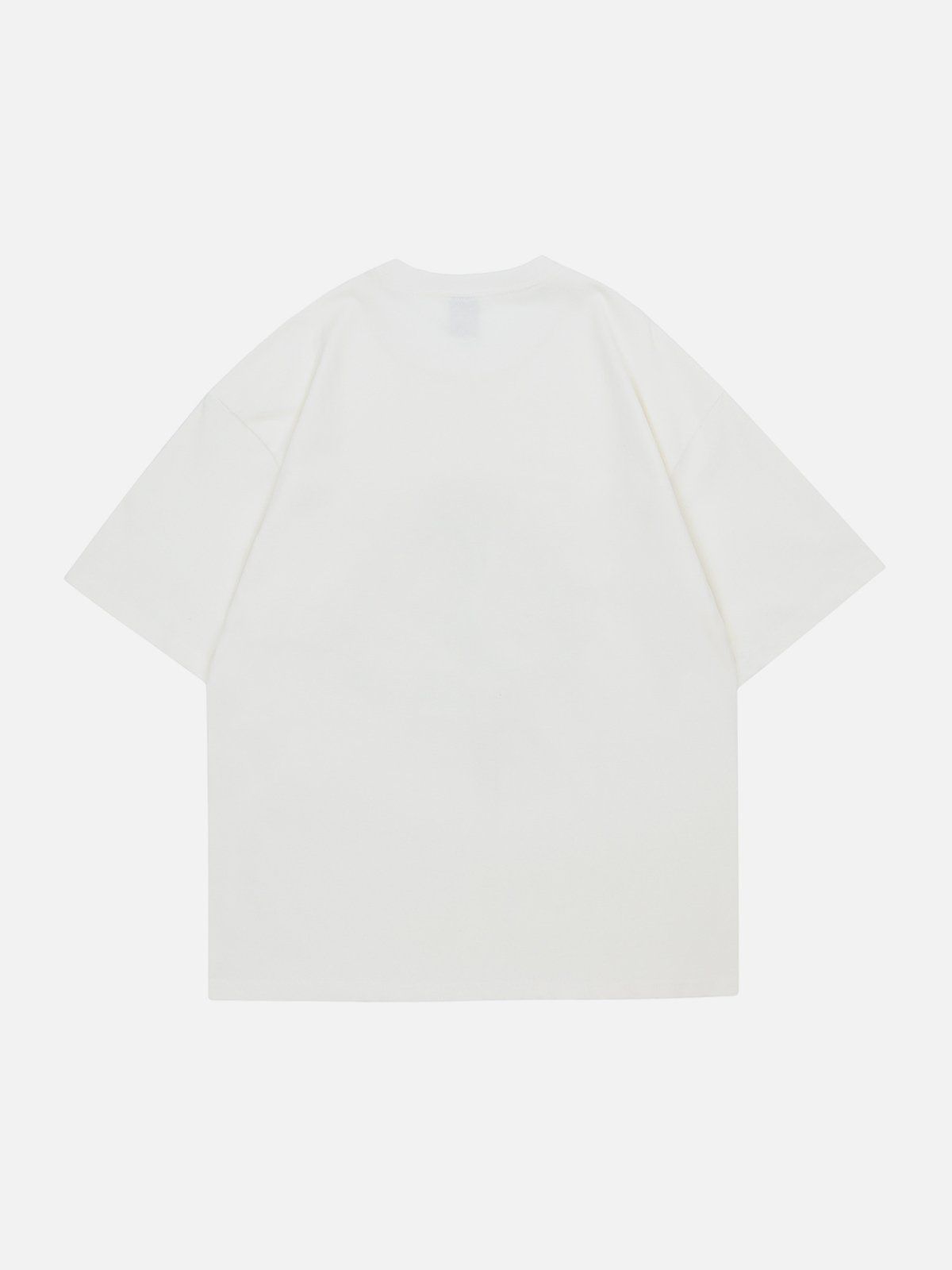 T-Shirt mit Blumen-Stickerei und Applikation 