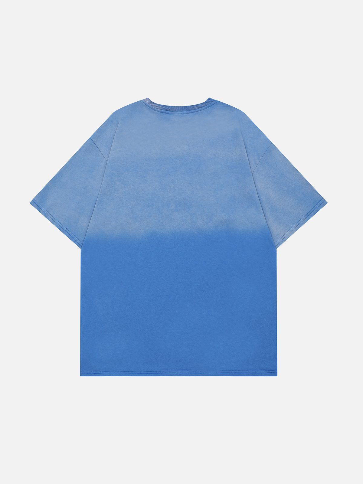 T-Shirt mit Stickerei und Farbverlauf 