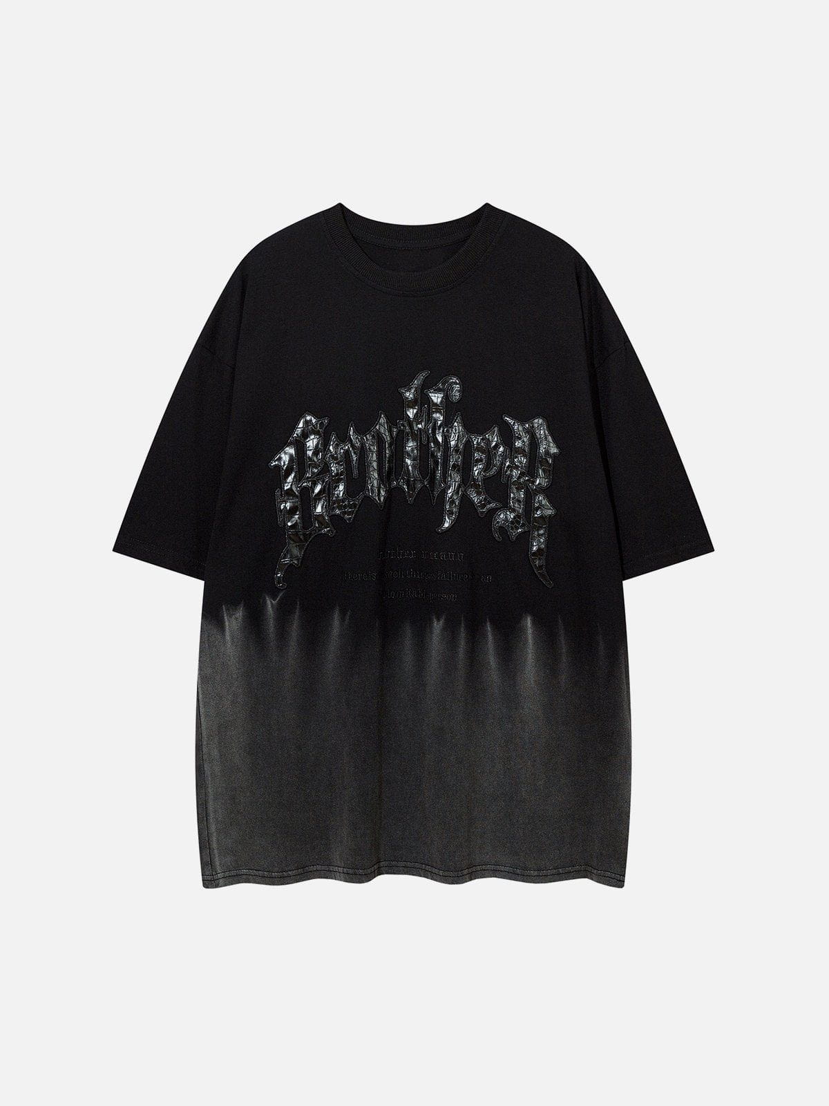 Applique Embroidery Gradient Tee