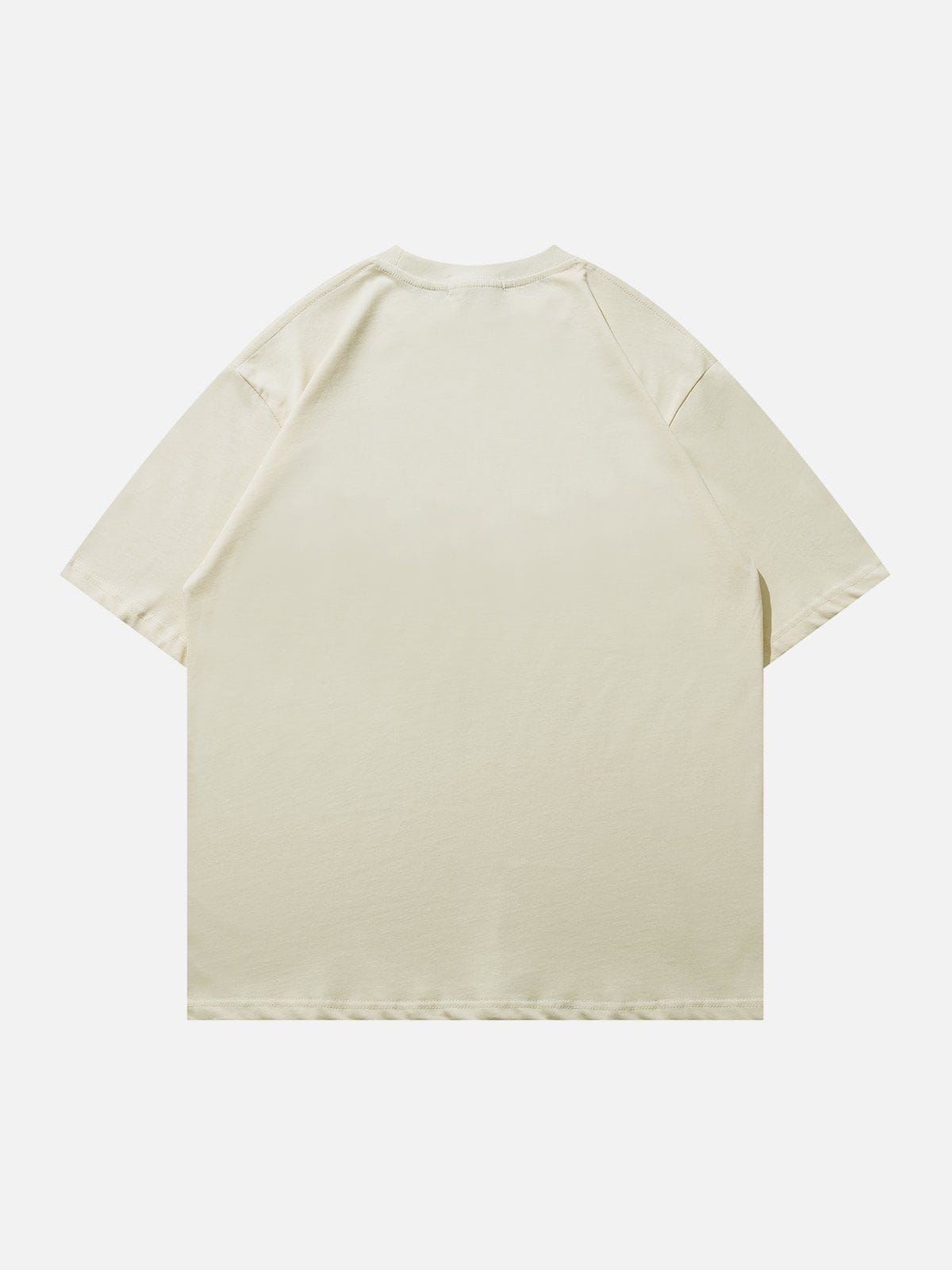 T-Shirt mit Buchstaben-Stickerei und Applikation 