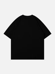 T-Shirt mit Stern-Stickerei und Applikation 