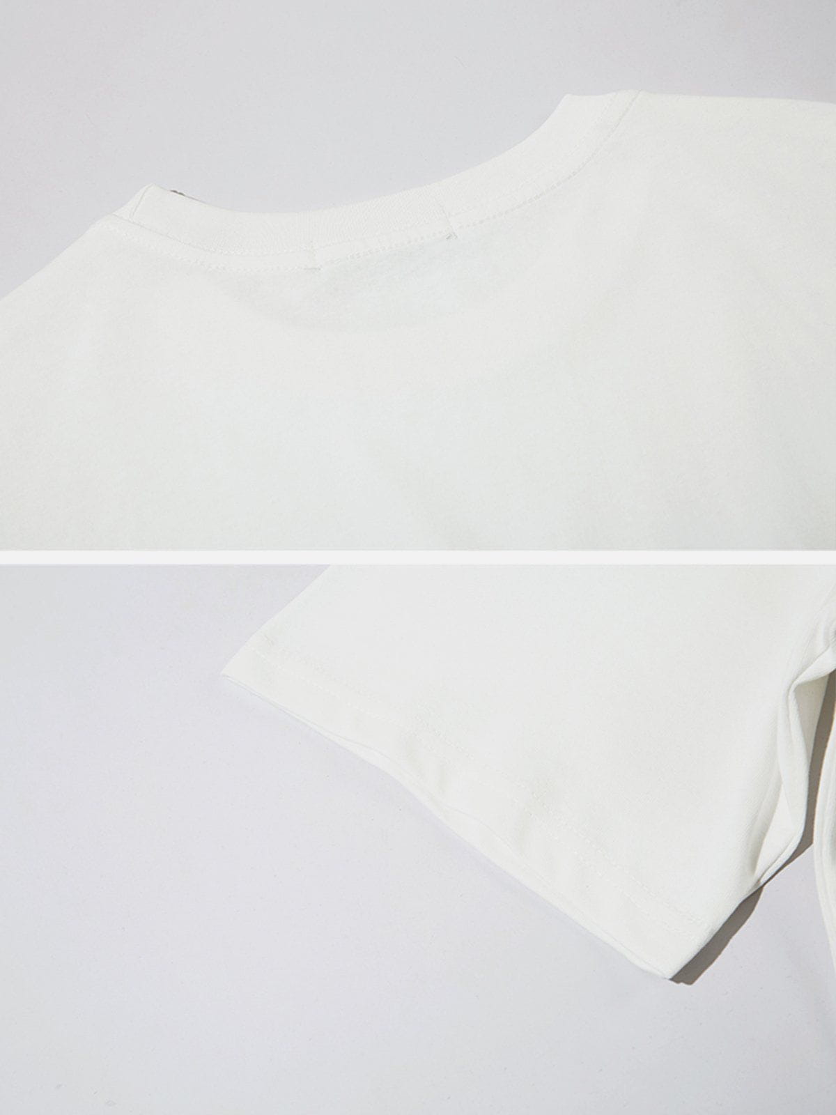 T-Shirt mit Stern-Stickerei und Applikation 