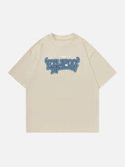 Applique Embroidery Tee