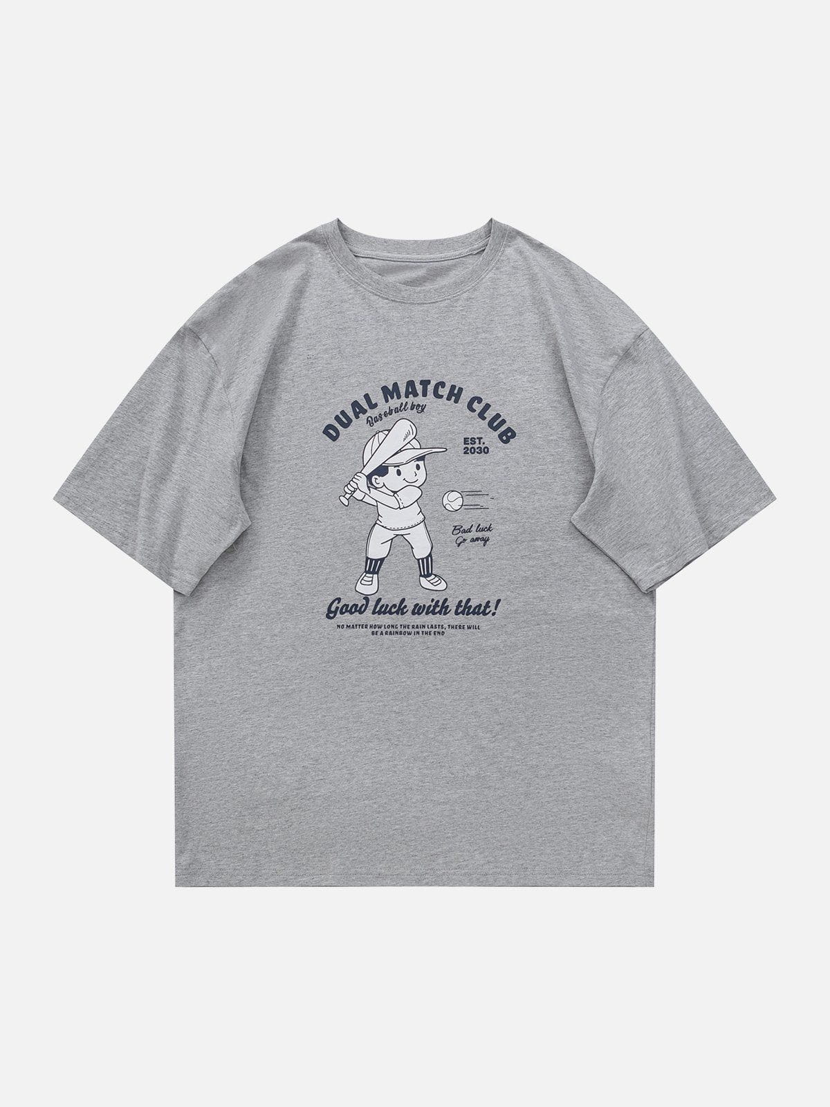 Baseball Kid Pattern Tee