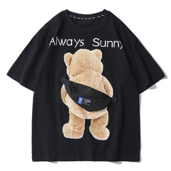 Bear Backpack Graphic Tee