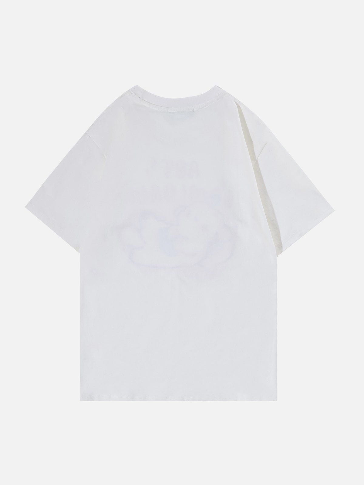 Bear Graphic Flocking Tee