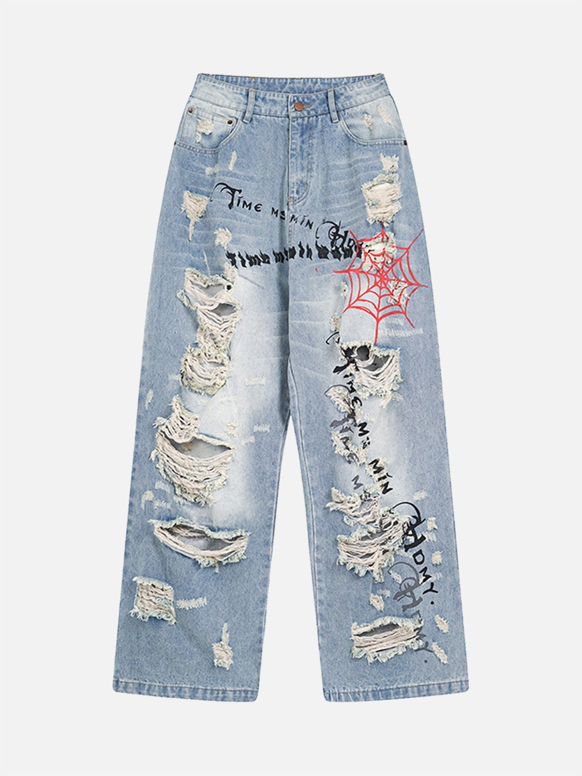 Beautiful And Trendy Personalized Cut Hand-printed Jeans