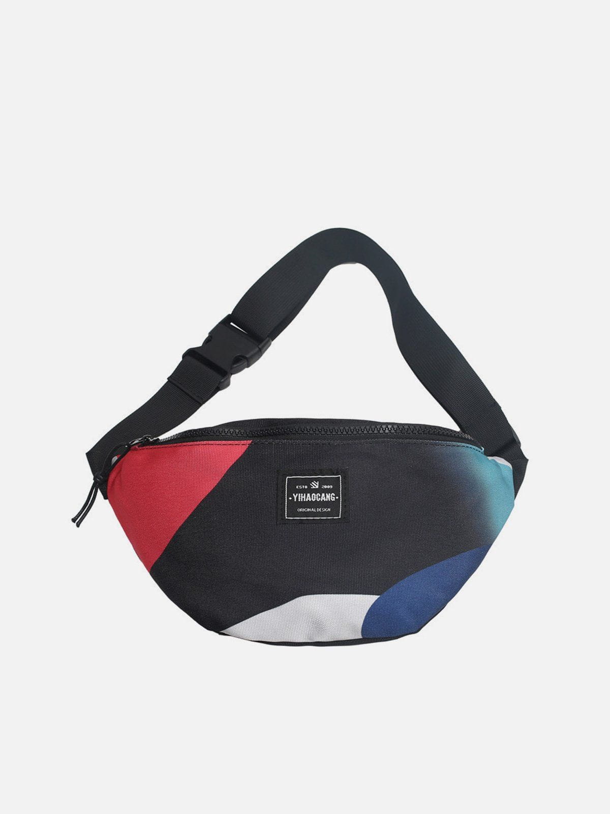 Biker Colour Blocking Canvas Bag