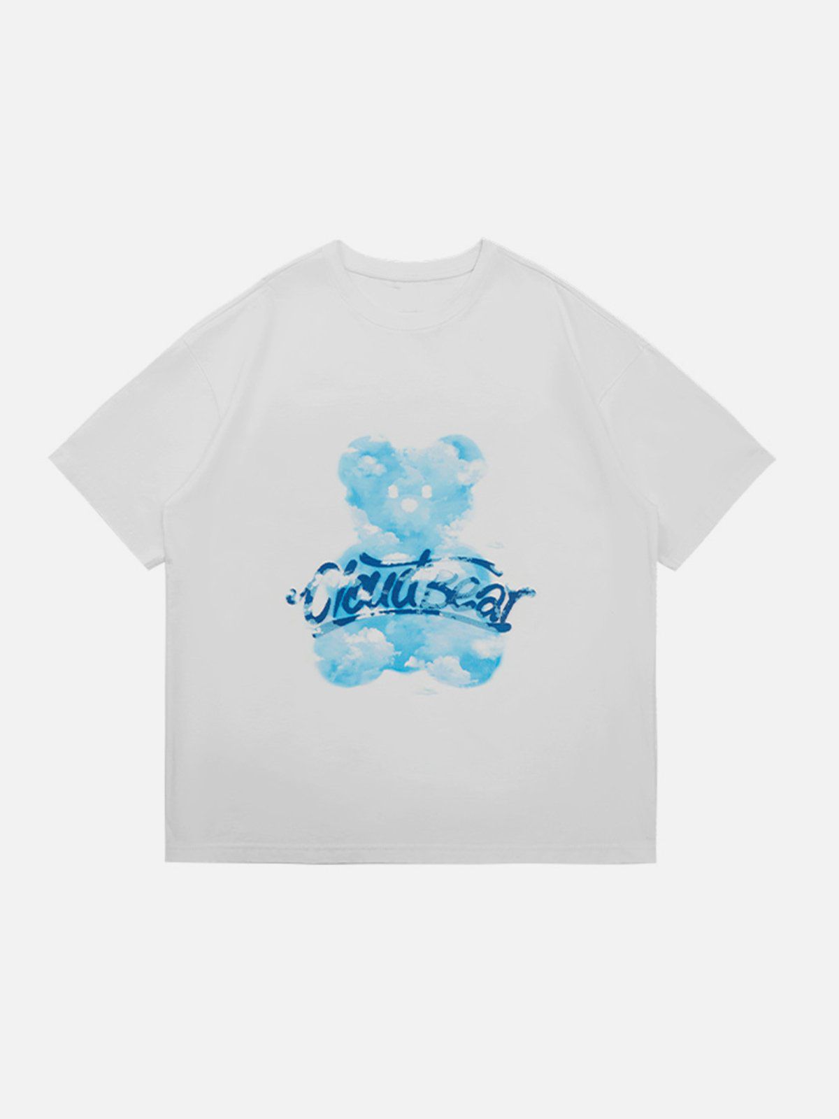 Blue Sky Bear Print Tee