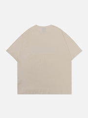 Blur Letter Print Tee