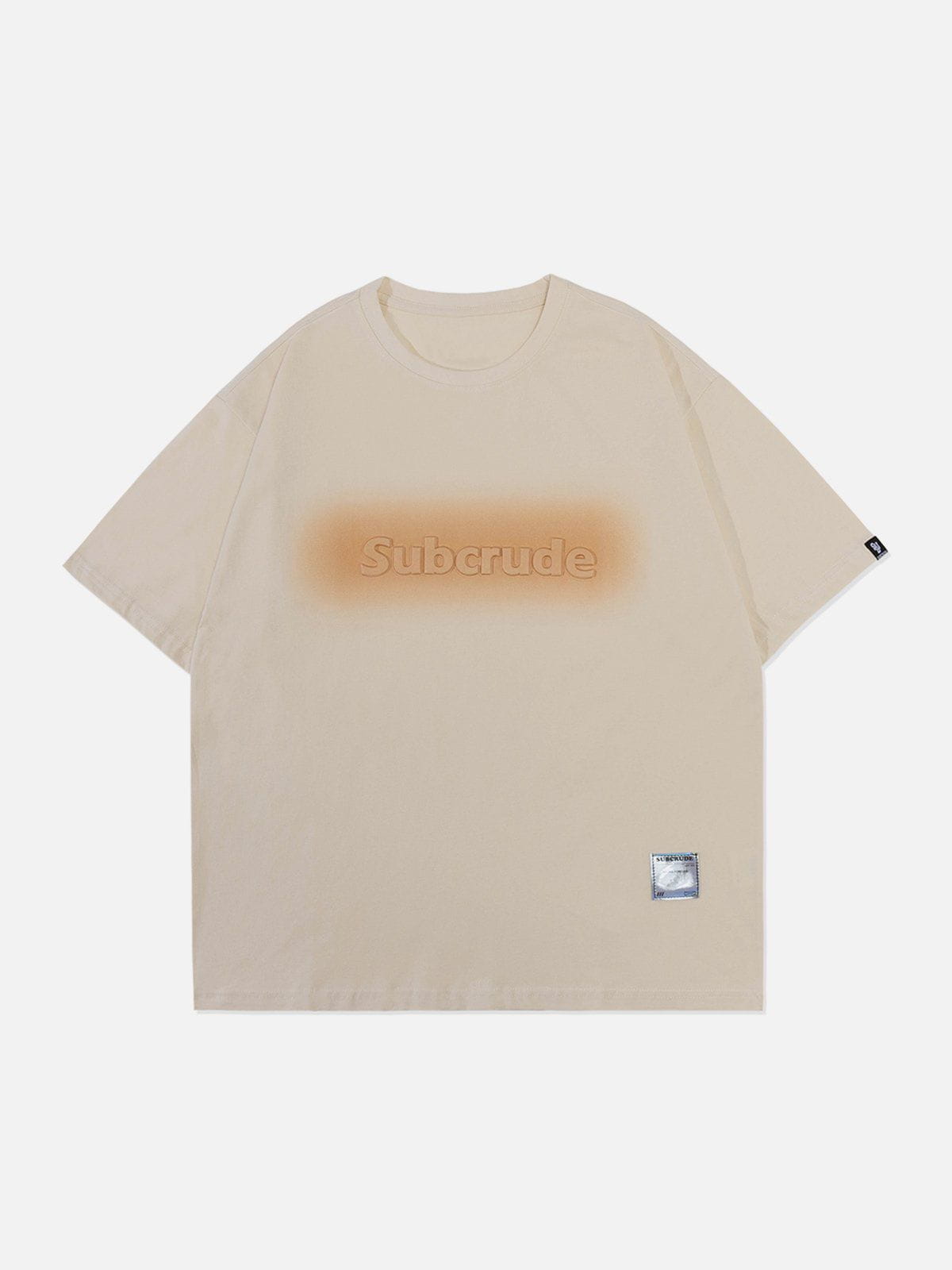 Blur Letter Print Tee