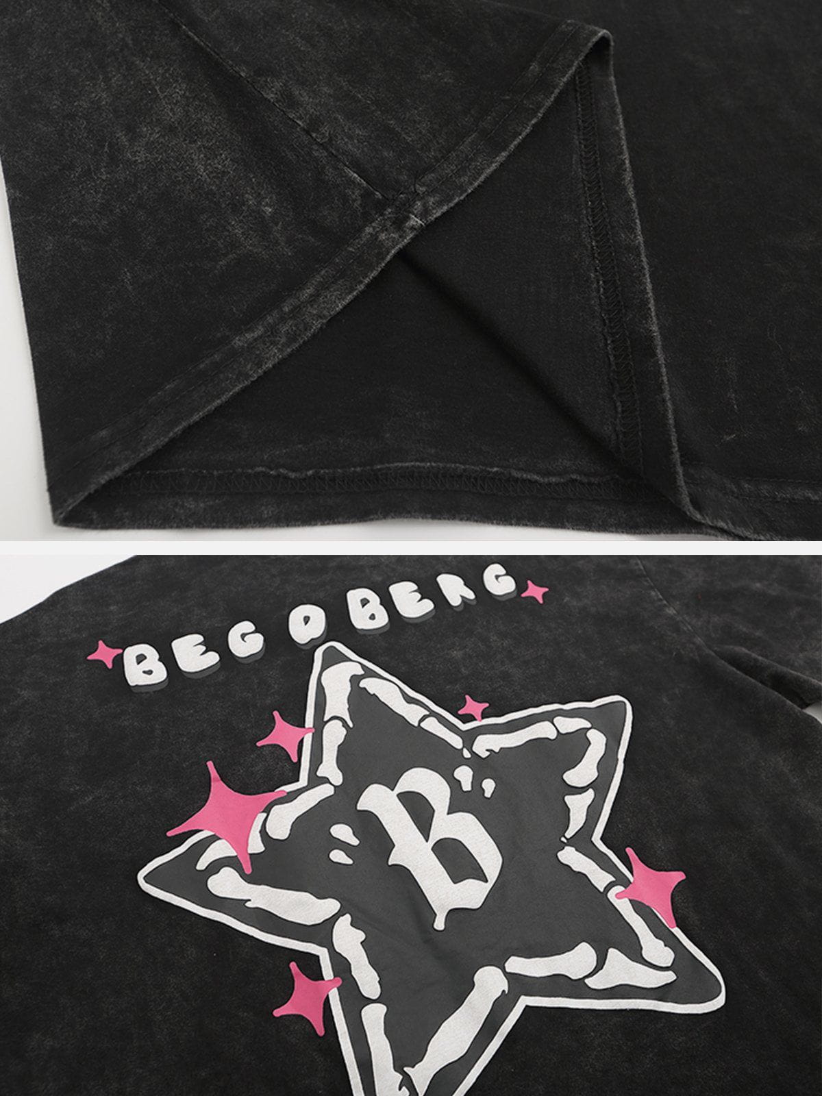 Bone Star Graphic Washed Tee