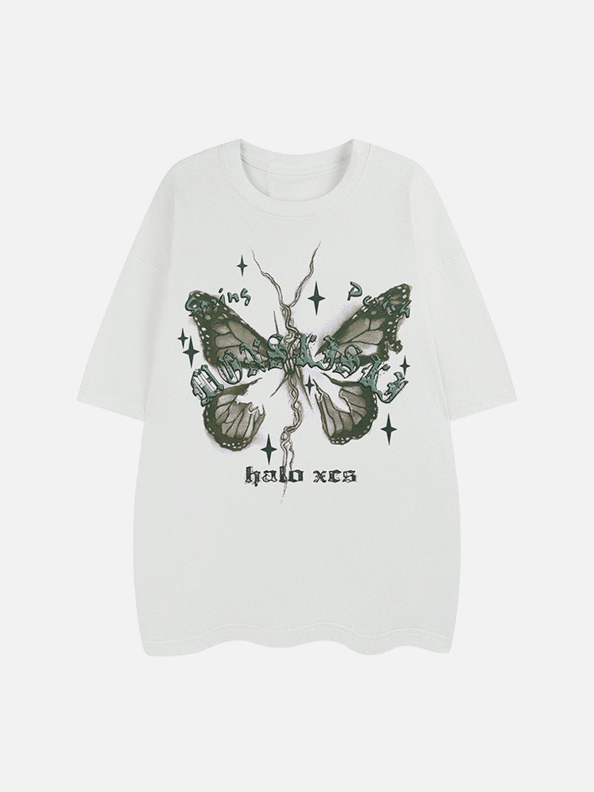 Broken Moth Star Print Tee