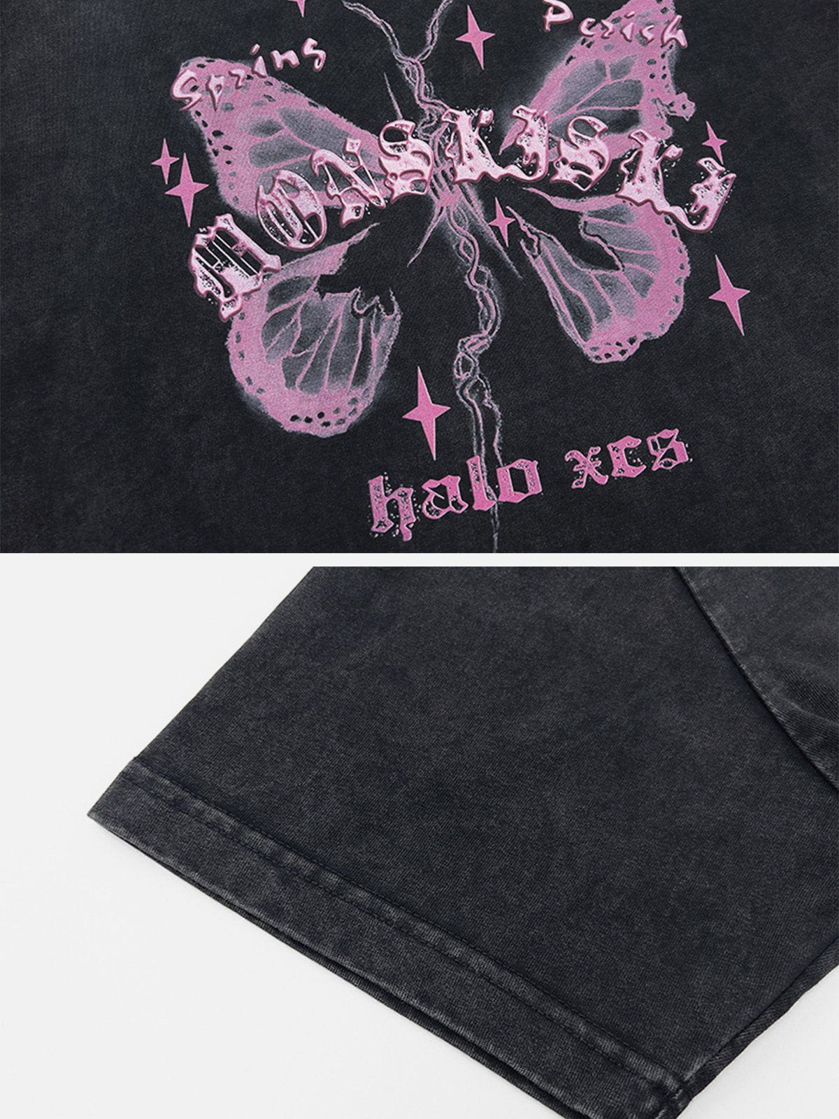 Broken Moth Star Print Tee