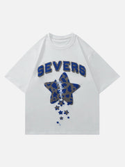 Broken Star Print Tee