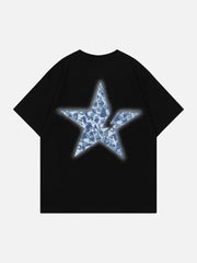 Broken Star Print Tee
