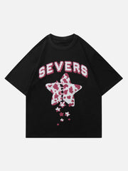 Broken Star Print Tee