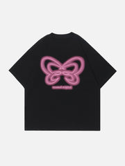 Butterfly Embroidery Tee