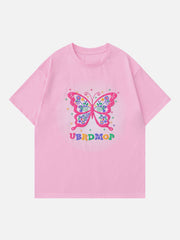 Butterfly Foaming Print Tee