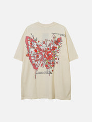 Butterfly Sakura Graphic Tee