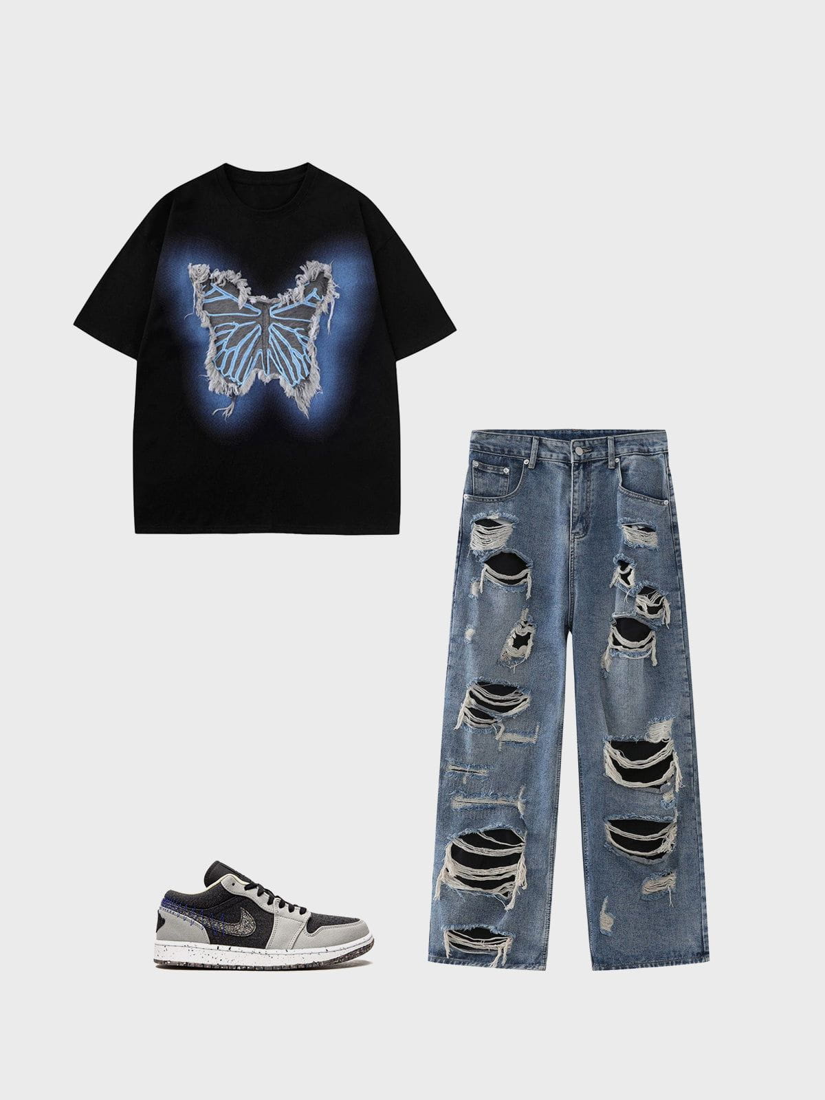 Butterfly Tassel Patch Tee