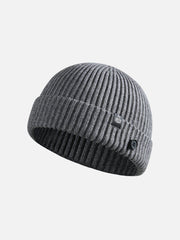 Buttons Knit Dome Hat