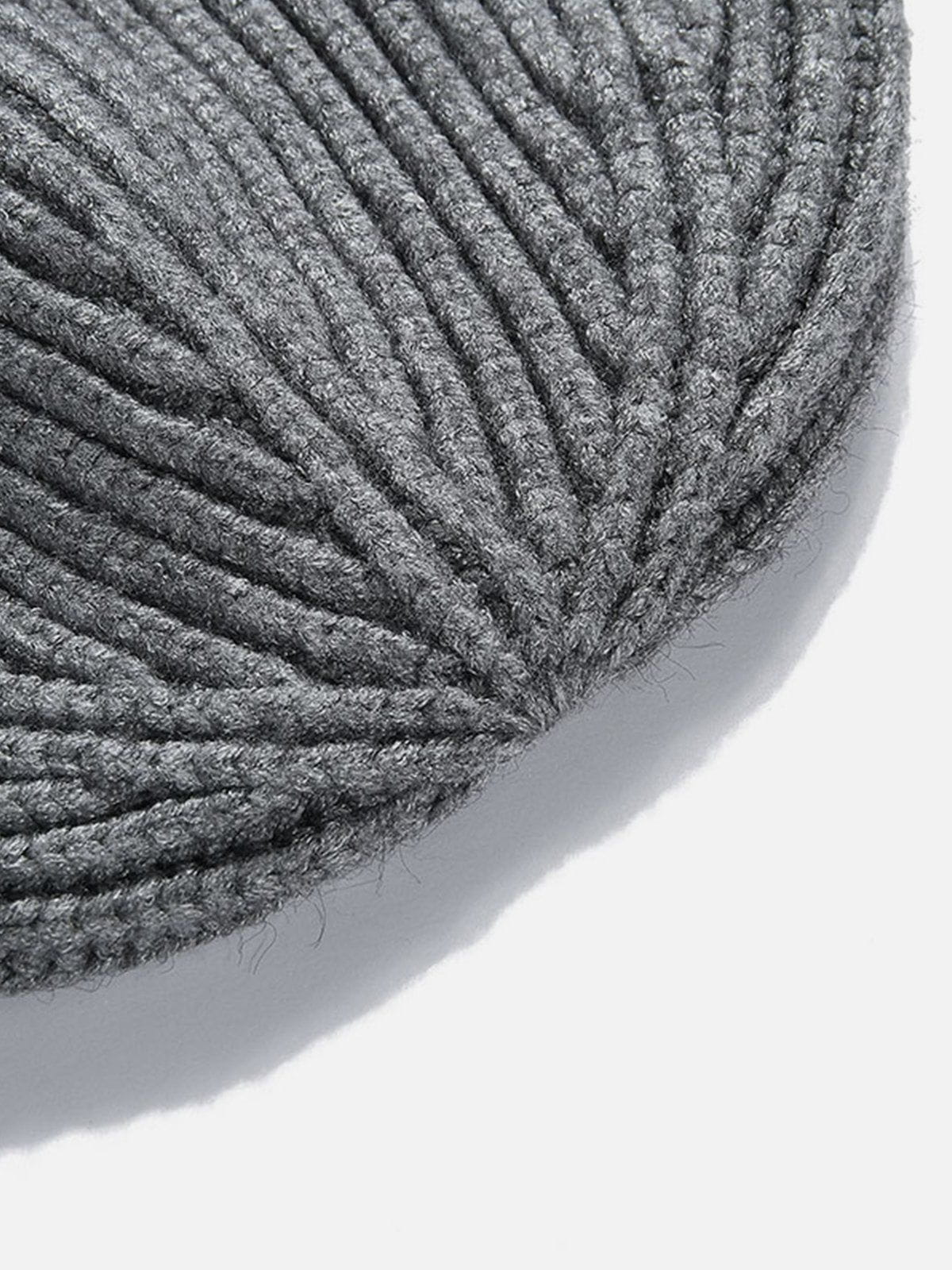 Buttons Knit Dome Hat