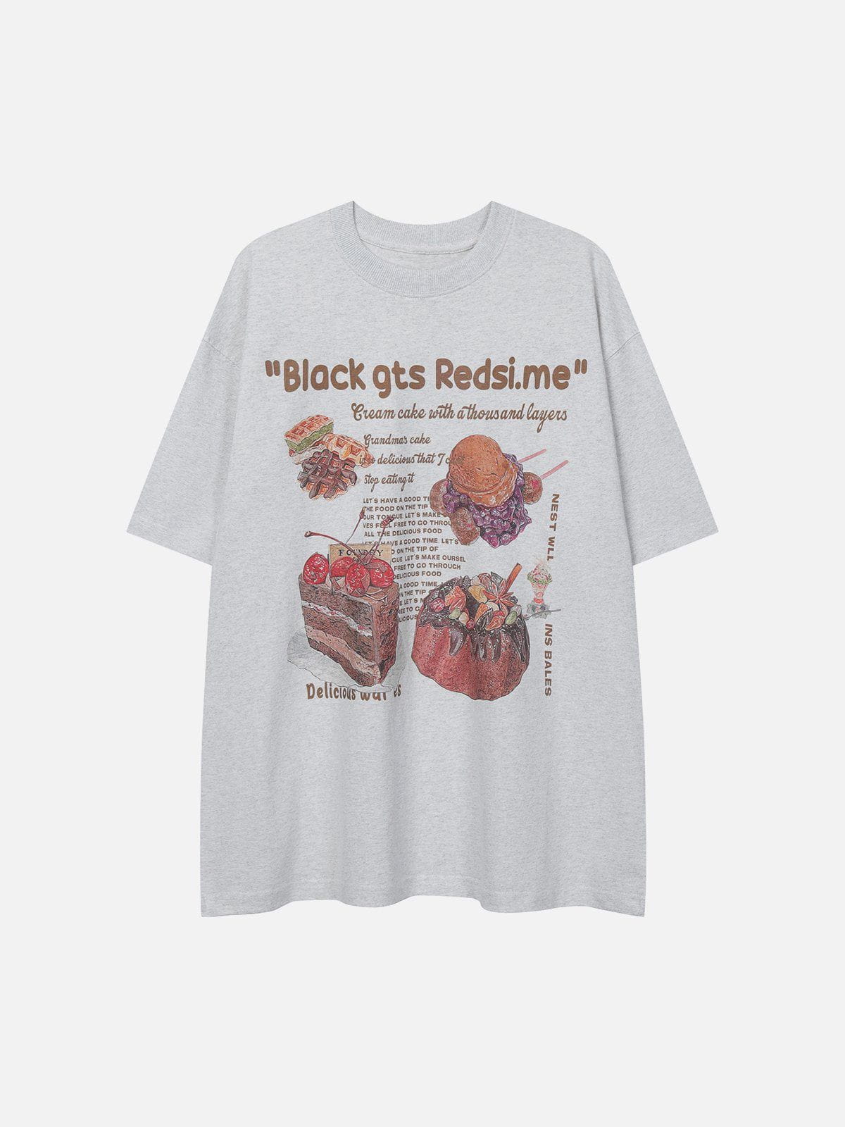 Cakes Print Cotton Tee