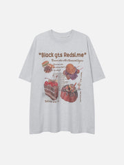 Cakes Print Cotton Tee