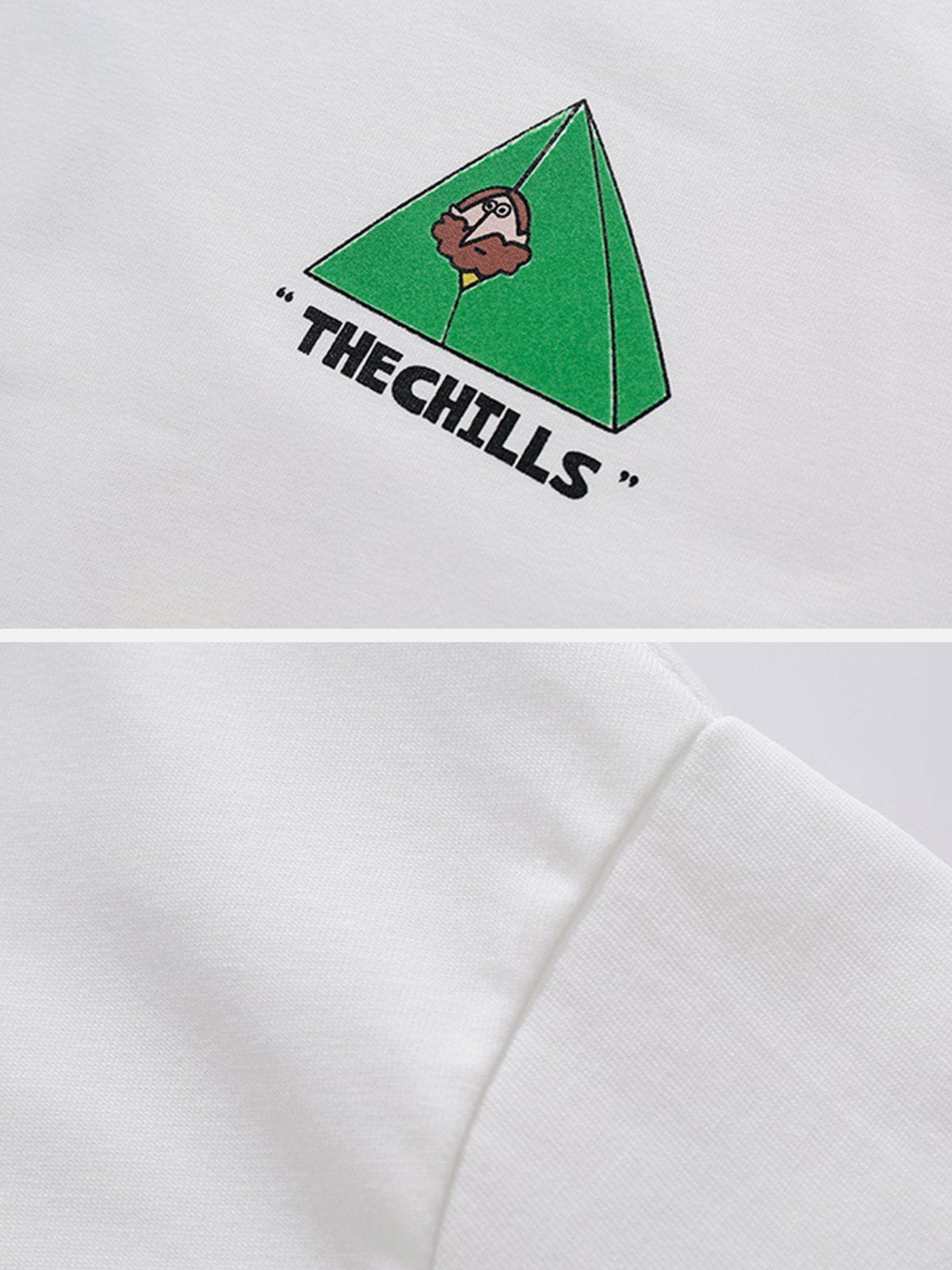 Camping Print Flame Elements Tee
