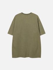 Car Print Washed Tee