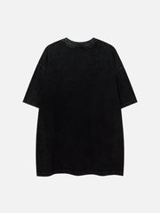 Car Print Washed Tee